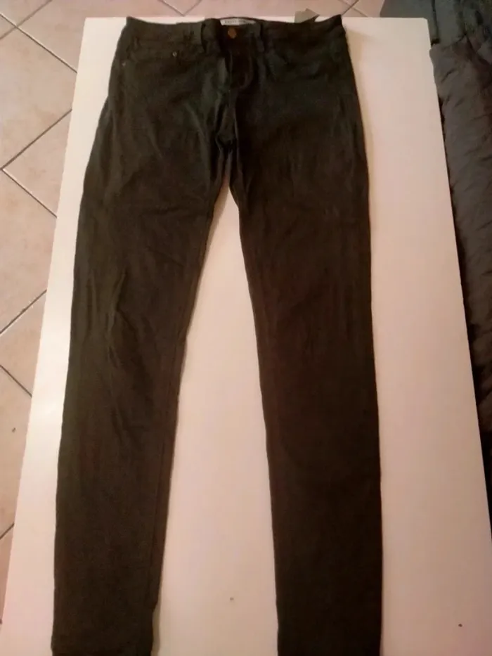 Pantalon slim vert bouteille Tally Weijl Taille 38 - photo numéro 2