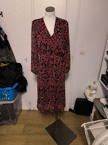 Robe longue fleurie tissaia taille 38