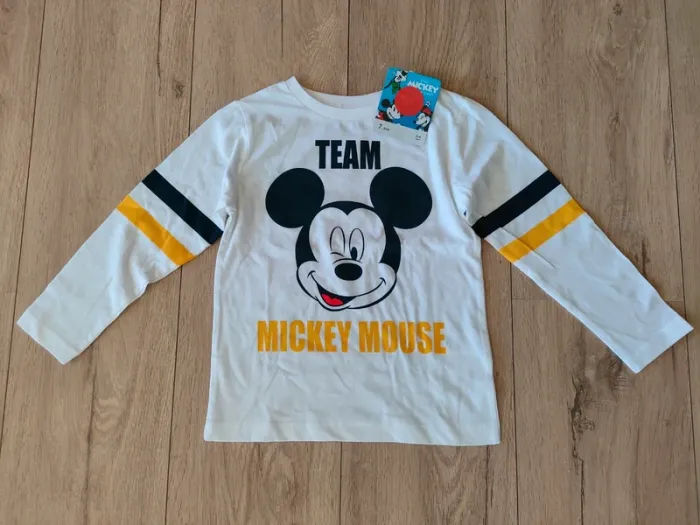 Tee-shirt à manches longues 4 ans 3 ans Mickey