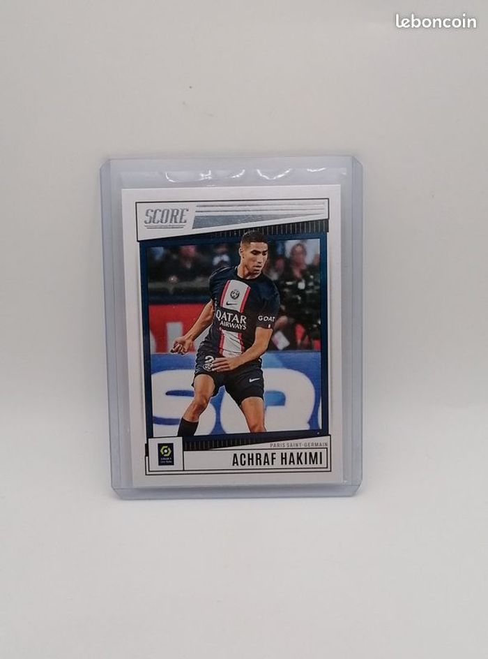 Carte Panini score Ligue 1 2022-23 Achraf Hakimi n°141.