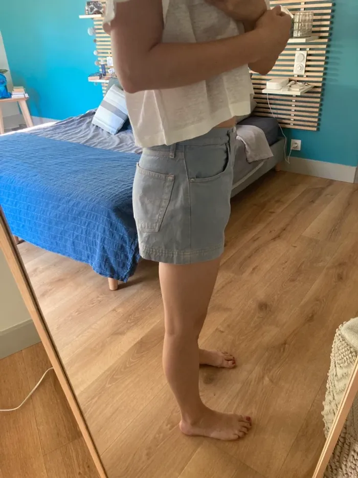 Short jean clair Kookaï - Taille S - photo numéro 3