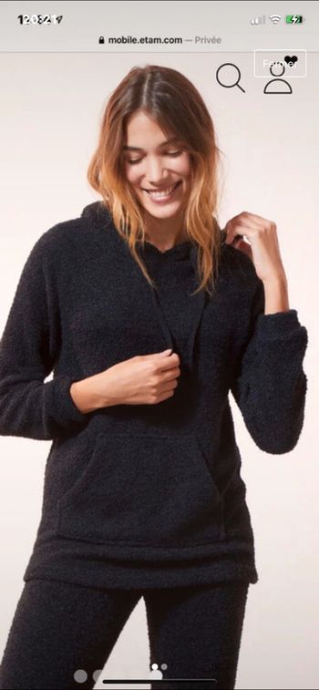 Sweat shirt peluche
