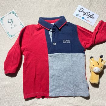 Polo manche longue Hugo boss - 9 mois