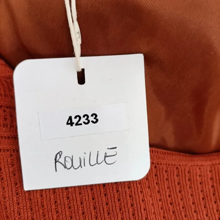 Robe longue Trika studio couleur rouille terracotta - Taille 38 estimée - État neuf - A124 - photo numéro 10