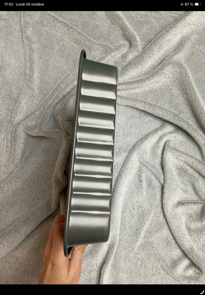 Moule à moka 24x24cm Carrefour Home gris neuf - photo numéro 5