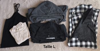 Lot vêtements femme – Taille L – Mi-saison