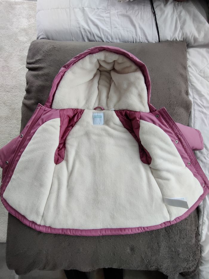 Manteau ciré obaibi rose - photo numéro 2