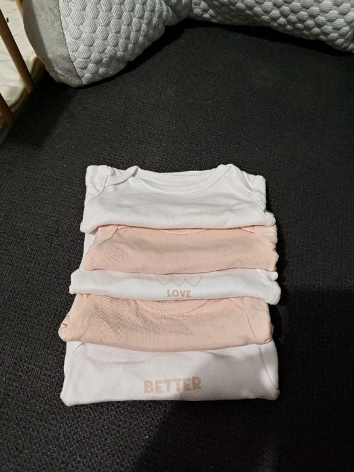 Lot de 5 body manche longue