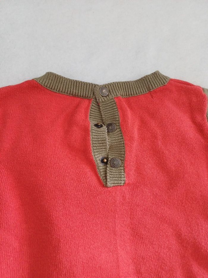 Pull rouge 18 mois dpam - photo numéro 4