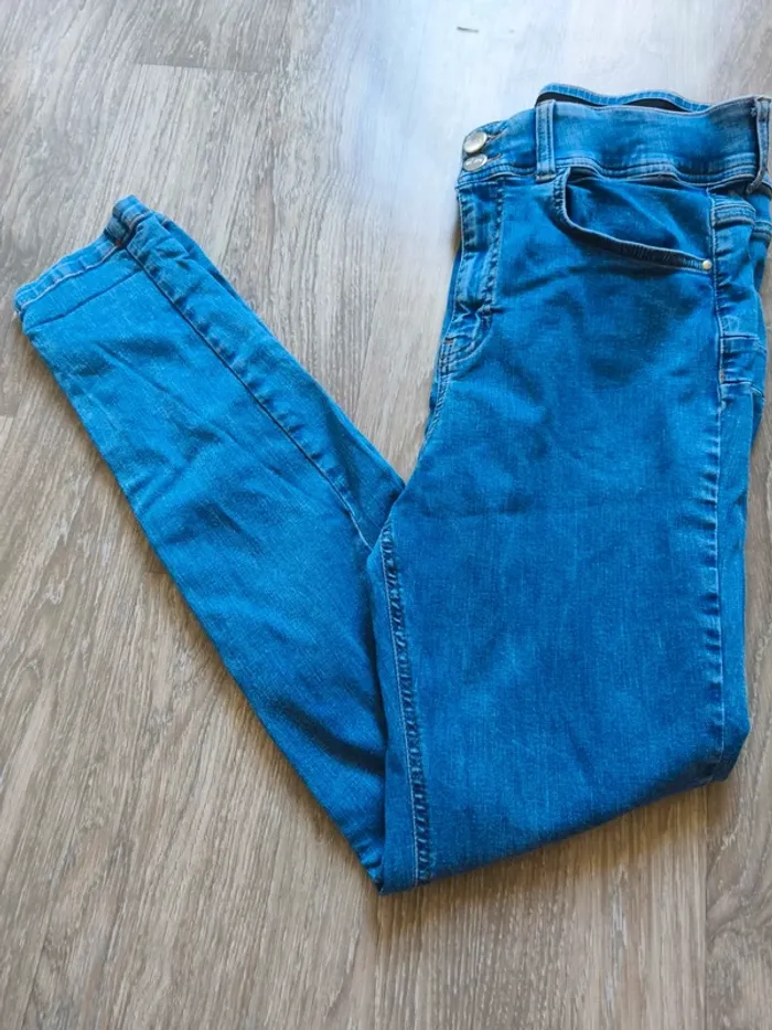 Jeans taille haute sculptant 44