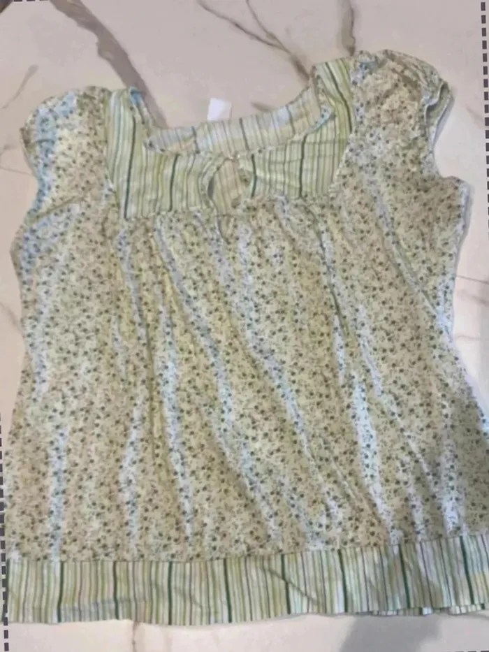 Top vert - Camaïeu - Taille L