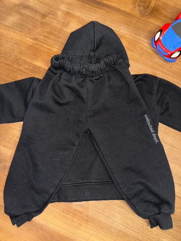 Ensemble jogging noir Zara 3 ans neuf - photo numéro 4