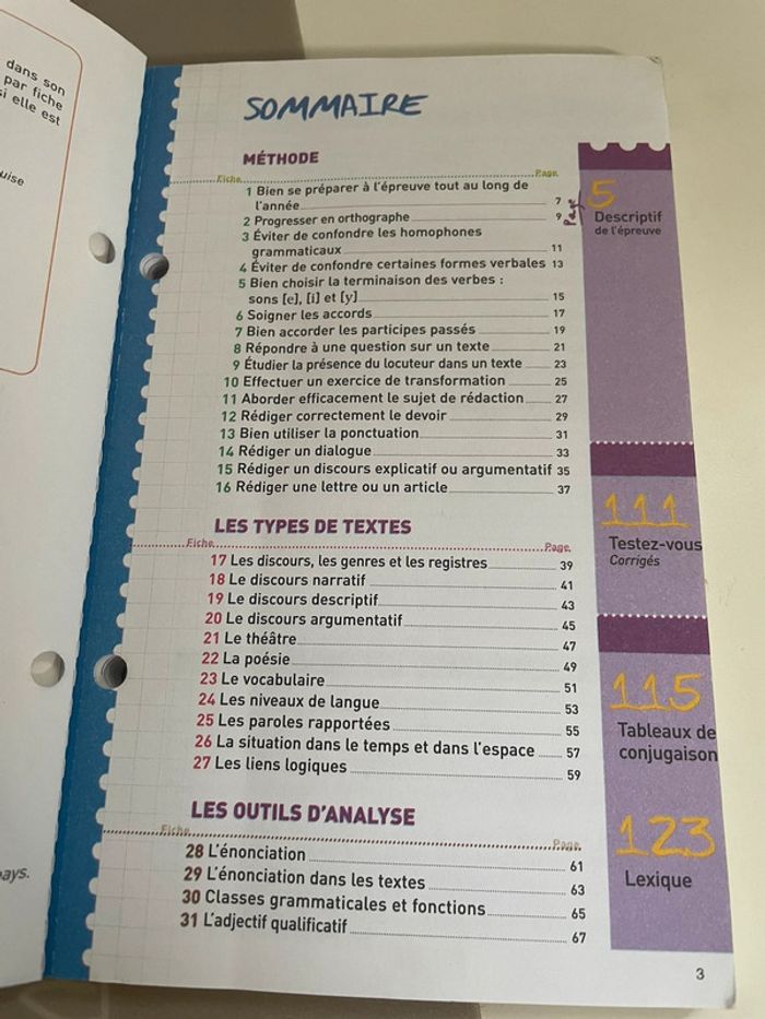 Brevet Français 3e: Fiches détachables - photo numéro 2
