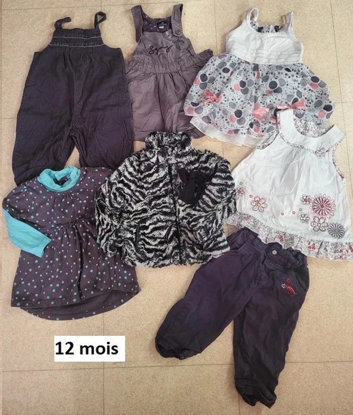 lot 12 mois fille