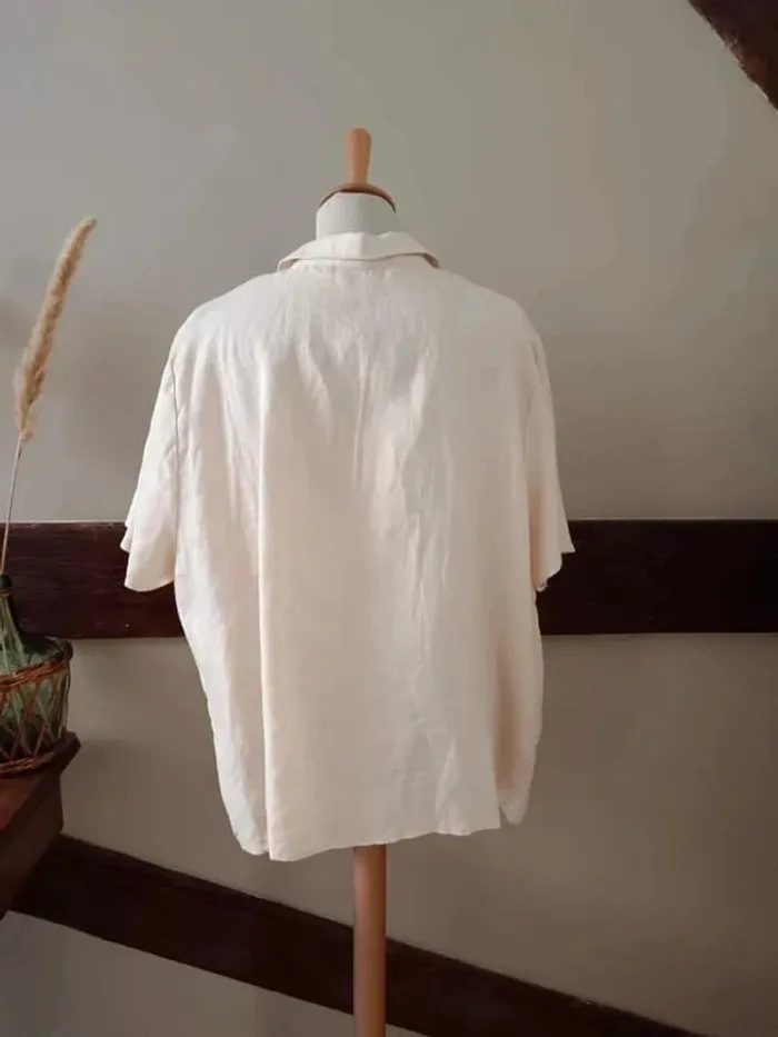 Chemise rose très pâle lin La Redoute - photo numéro 8