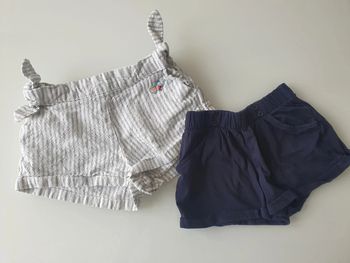 Lot de 2 shorts fille 36 mois 3 ans