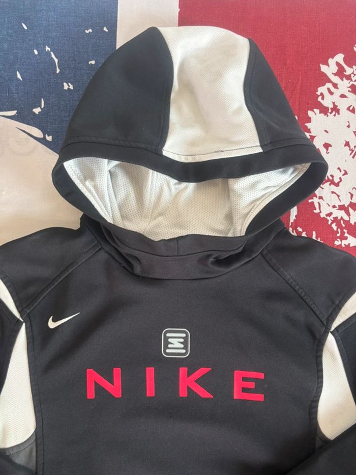 Sweat à capuche Nike noir taille L enfant - photo numéro 2