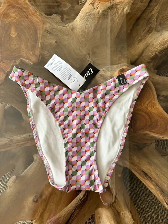 Bas de maillot de bain Etam high leg 70s cult