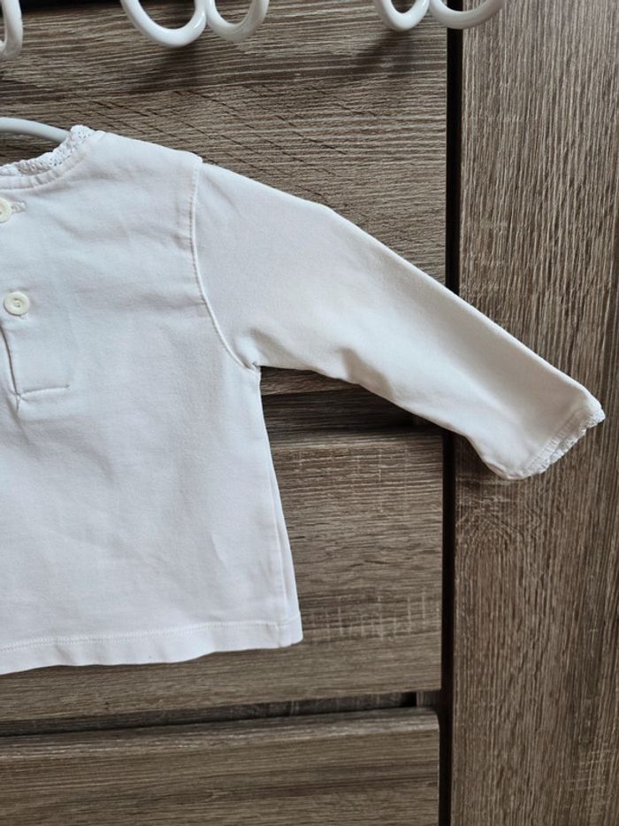 Vêtement Bébé Fille - T-shirt ML - Obaibi - 6 mois - photo numéro 7