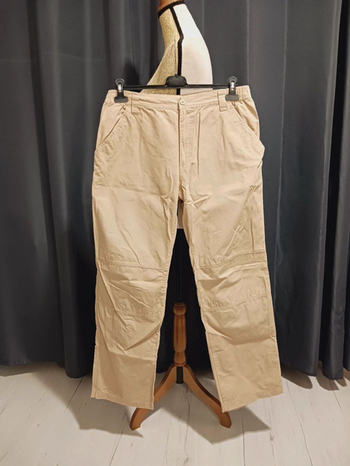 Pantalon confortable beige
