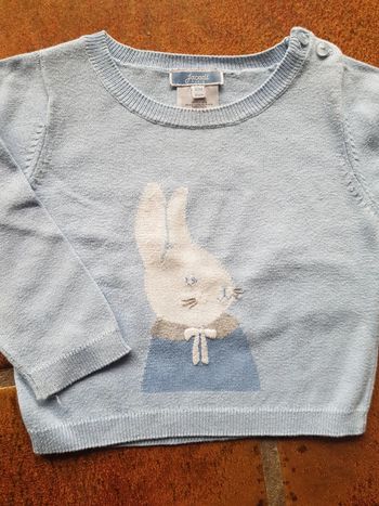 Pull jacadi petit lapin 18mois