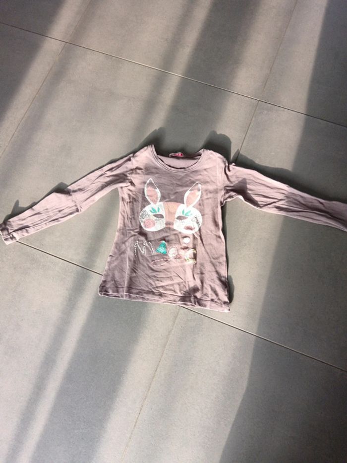 Tee-shirt manche longue 6 ns dpam - photo numéro 2