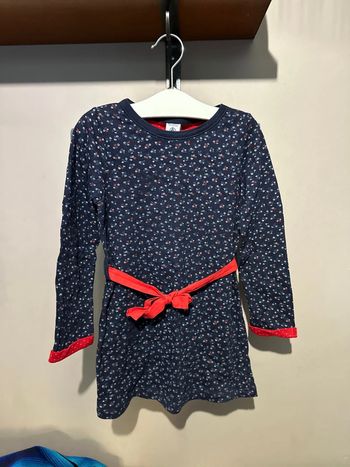 Robe manche longue fille 5 ans Petit Bateau