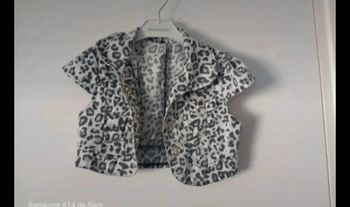 Veste lepoard 8 ans