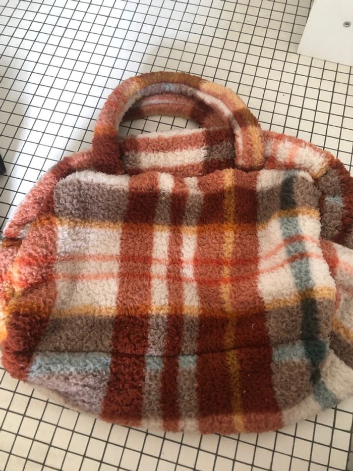 Sac tout doux à carreaux - photo numéro 2