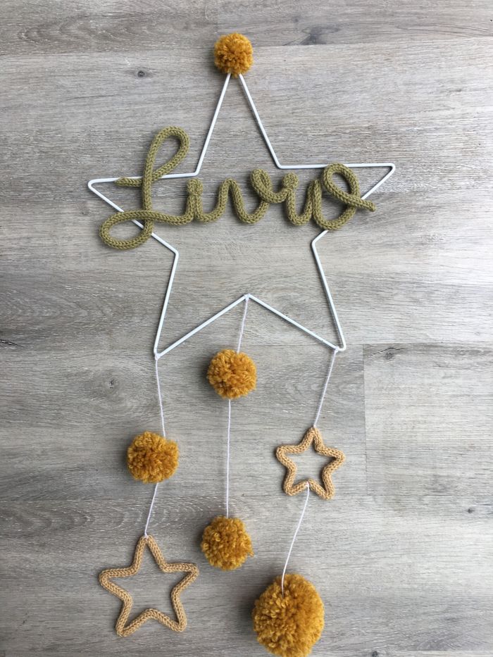 Création personnalisable en tricotin