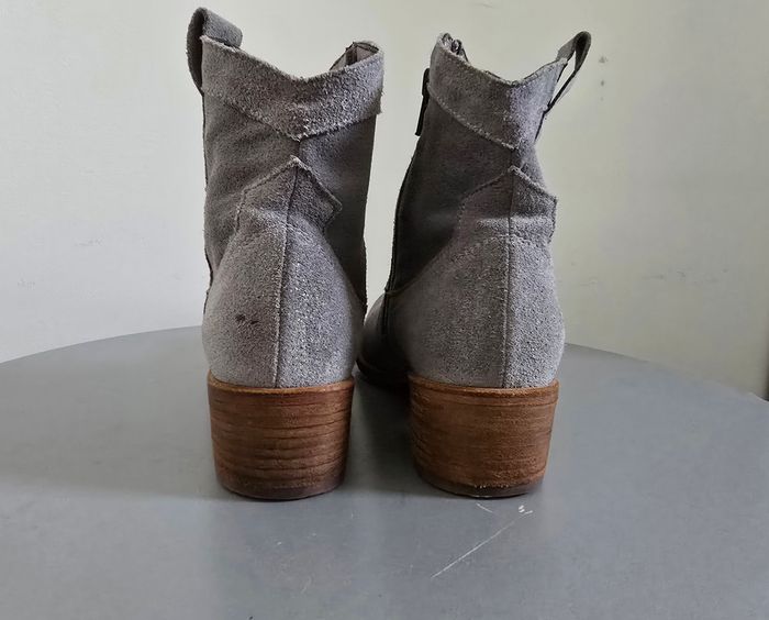 📌 Bottines Western/Cowboy Cuir Suédé - NIMAL - photo numéro 6