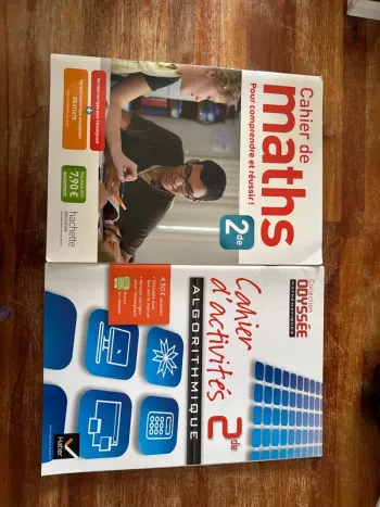 Lot de deux. Cahiers d’activité seconde.
