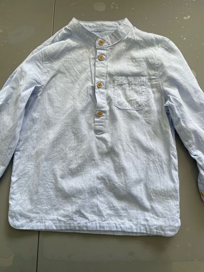 Belle chemise garçon T 3 ans Kiabi bleu