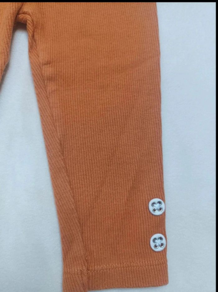Legging coton côtelé neuf Disney Baby fille 9 mois - photo numéro 2