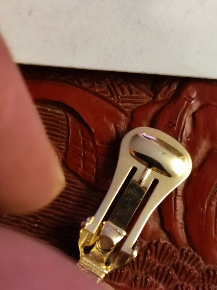 Boucles d'oreilles triangle - photo numéro 7