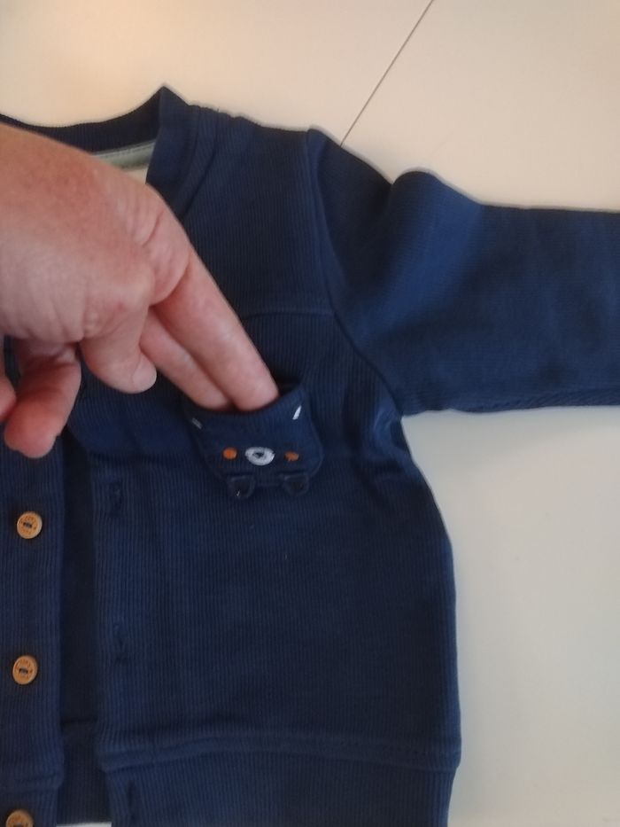 Gilet bébé garçon 6 mois Sergent Major - photo numéro 2