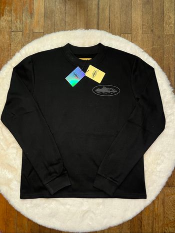 Sweat-shirt corteiz noir neuf avec étiquette taille M