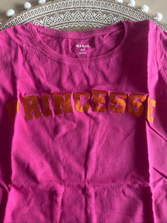 T-shirt rose 8 ans Kiabi