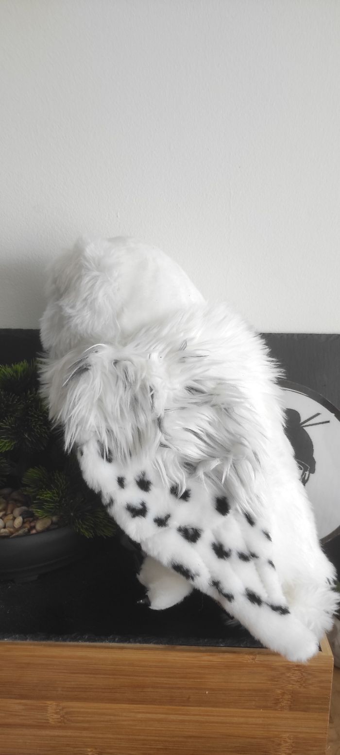 The Noble Collection Harry Potter Peluche Hedwige wizarding world chouette blanc noir