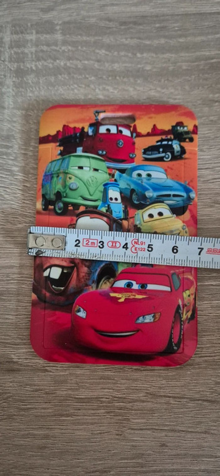 Porte carte d'identité Cars Mc Queen avec lanière fantaisie. - photo numéro 6