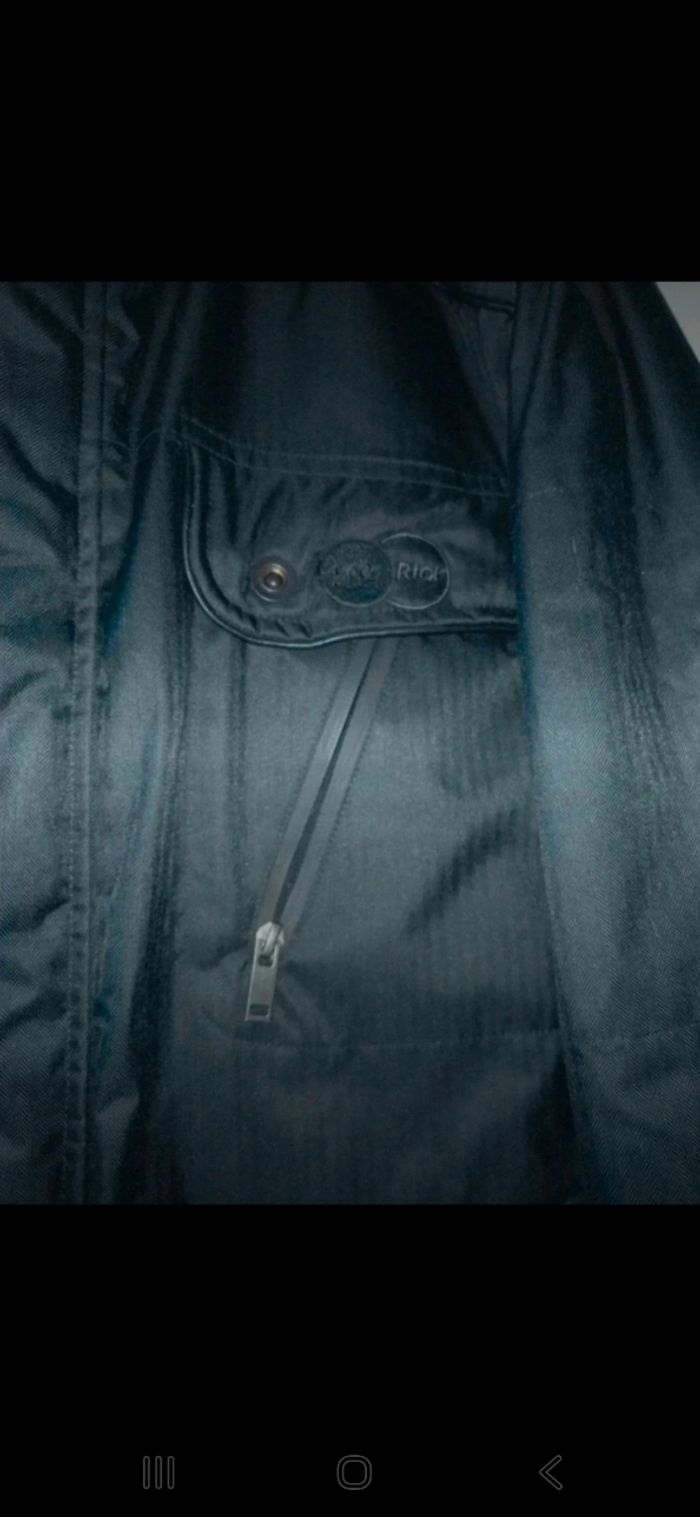 Parka noire homme avec poches capuche taille M arc uniformes - photo numéro 3