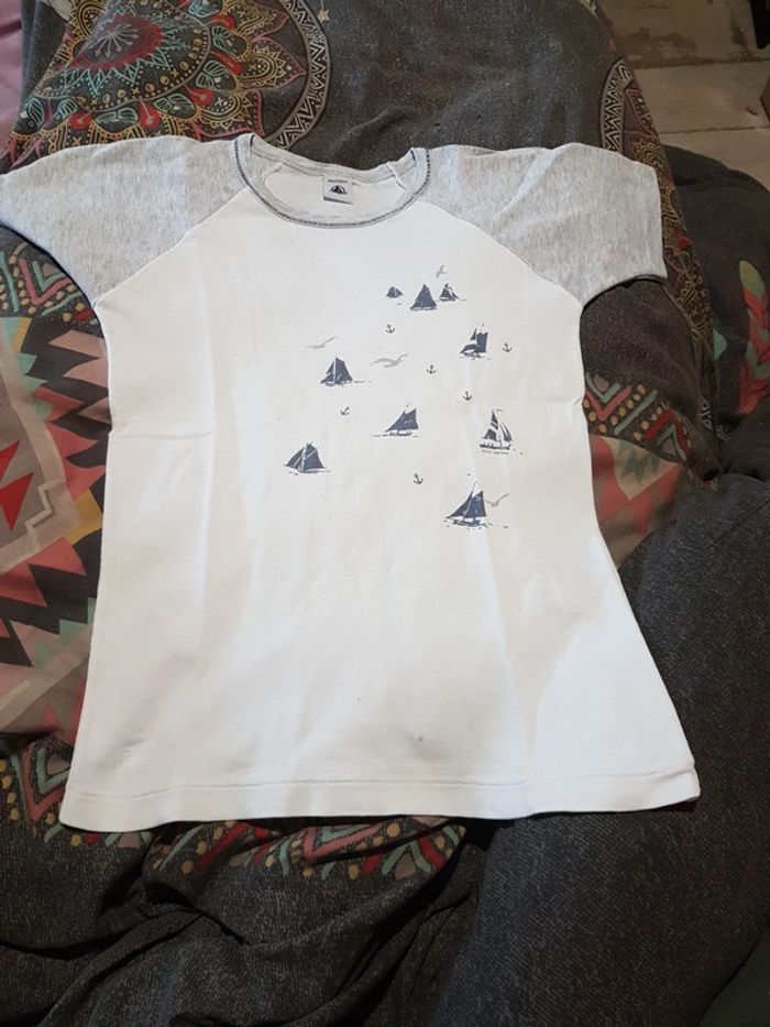 T- shirt petit bateau 8 ans - photo numéro 3