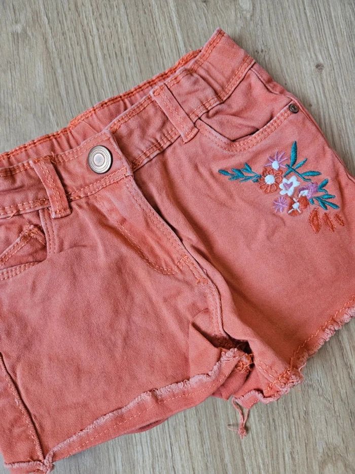 Short en jeans terracotta orchestra 3 ans - photo numéro 2