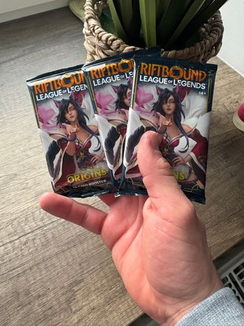 Lot 3 booster Riftbound League Of Legends