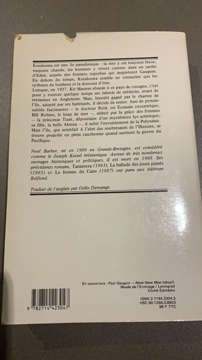 Roman Koraloona, l’autre côté du paradis - photo numéro 2