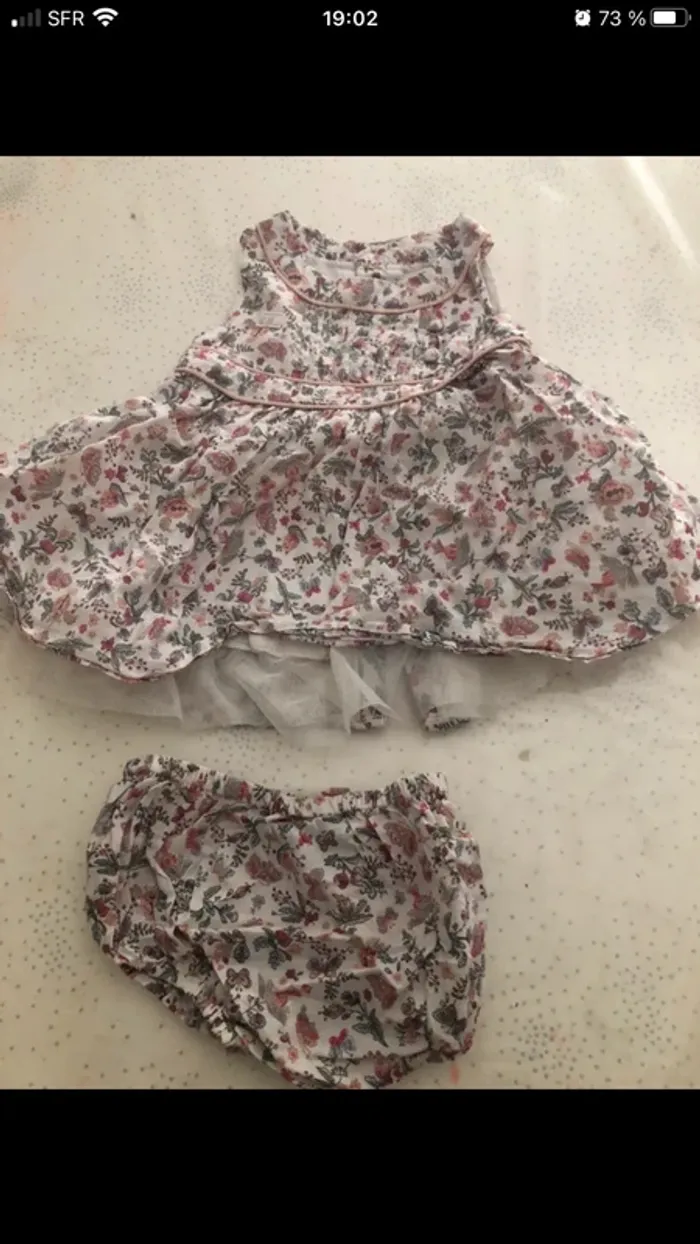 Lot vêtements bébé fille 6 mois - photo numéro 2