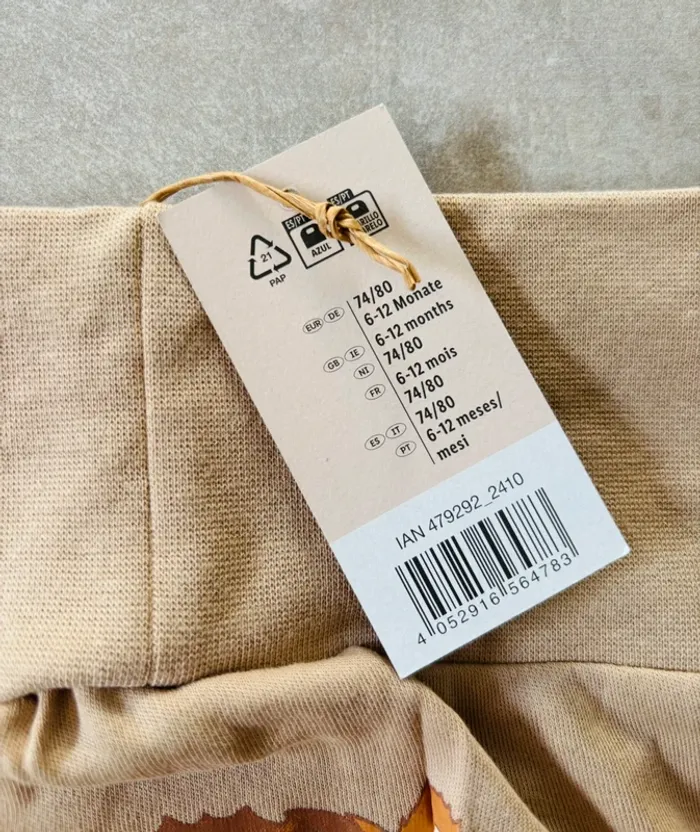 Leggings bébé automne 74-80cm neufs - photo numéro 4