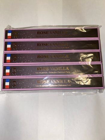 Parfum Rose vanille 33ml (lot de 5)