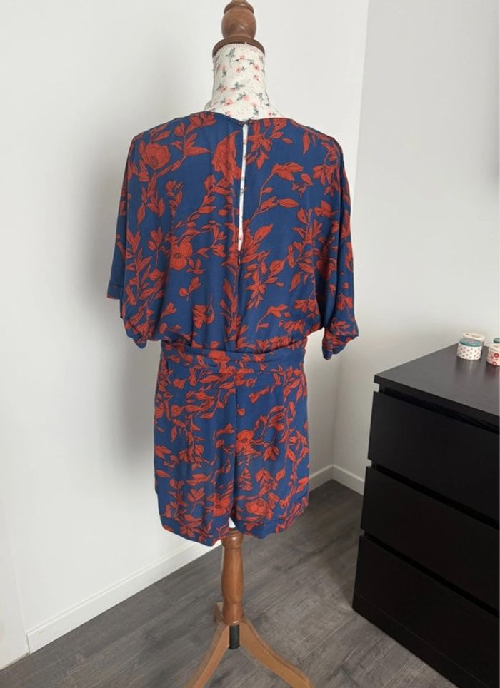 Combi short bleu/orange Elora taille 38 ou M - photo numéro 12