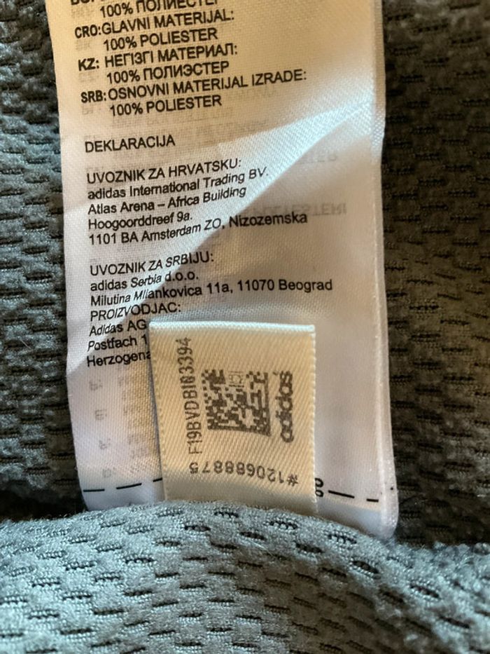 Sweat zippé à capuche pour homme Adidas gris foncé taille L 193 - photo numéro 17